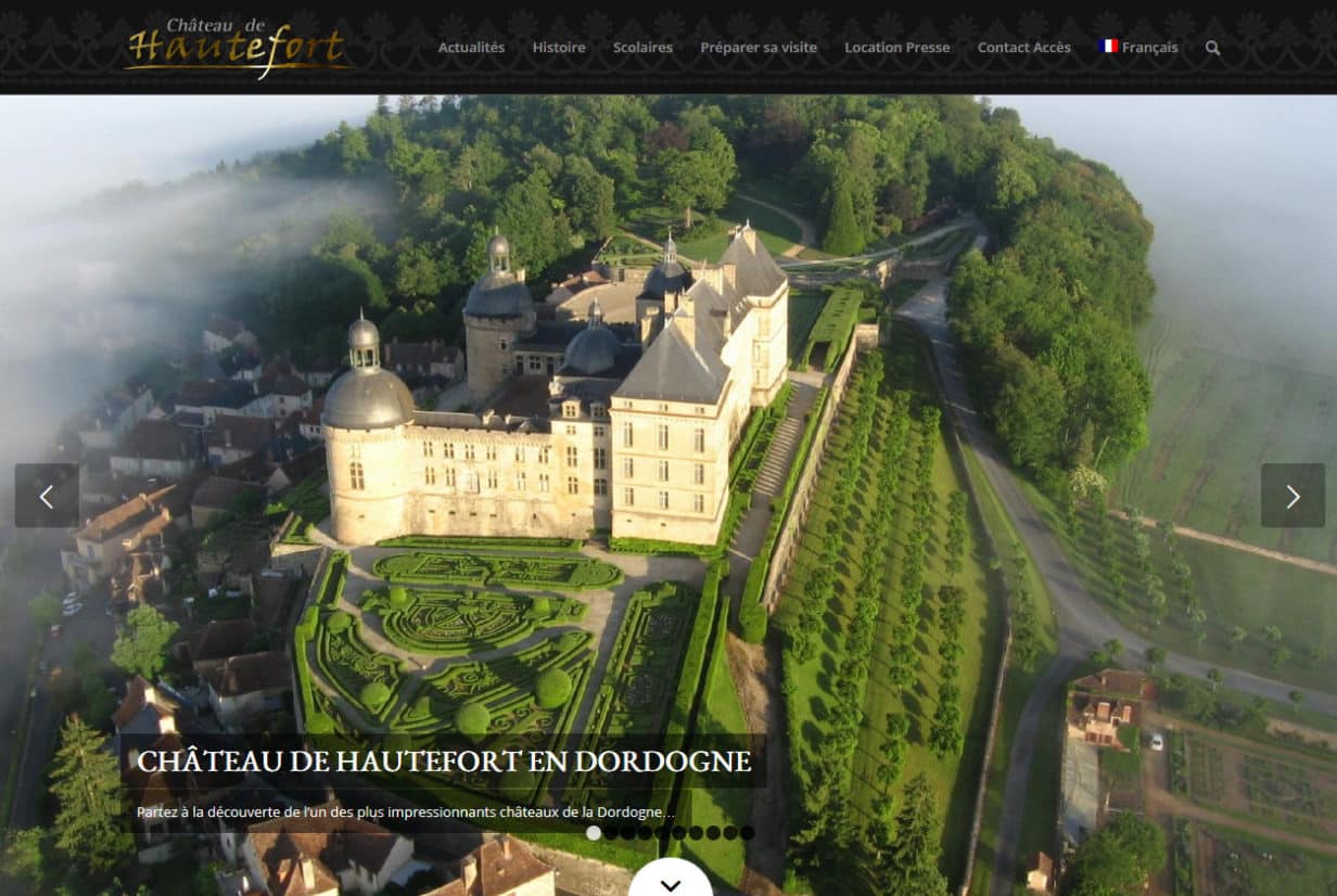 Château de Hautefort en Dordogne - Joyau du Périgord - Mozilla Firefox 06012015 193219